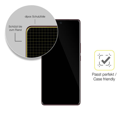 2x 3D Full Cover Schutzfolie für Vivo V29e