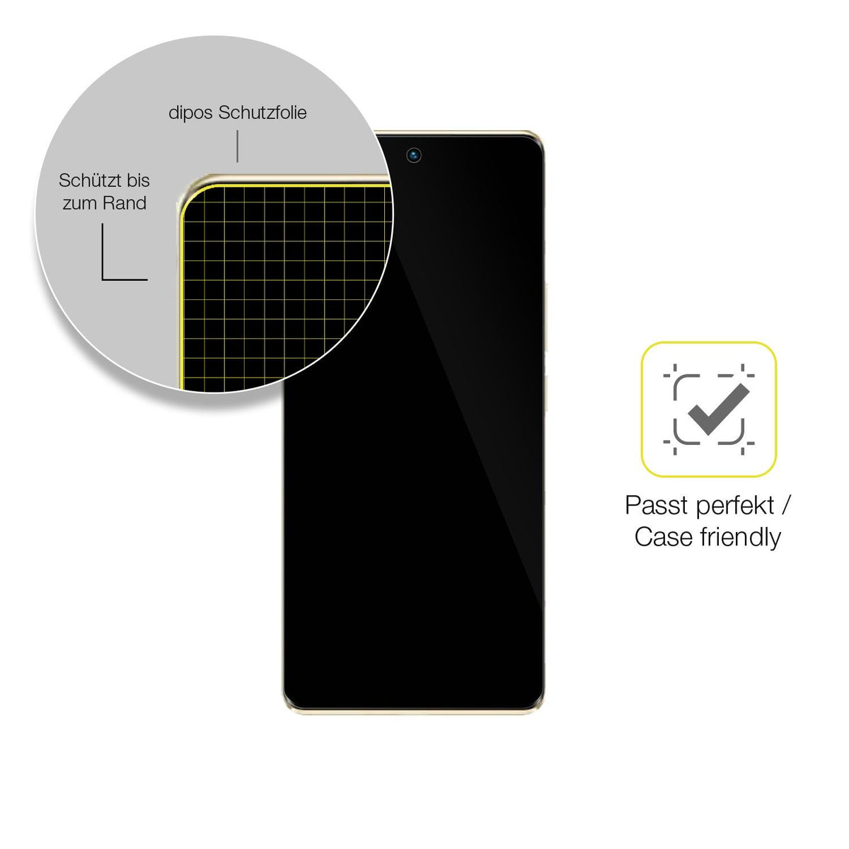 2x 3D Full Cover Schutzfolie für Infinix Zero 30