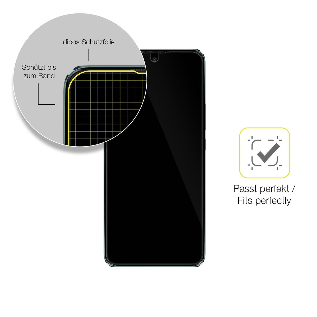 1x 3D Full Cover Schutzfolie für Symphony Z12
