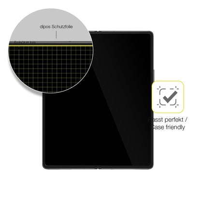 2x 3D Full Cover Schutzfolie für Samsung Galaxy Fold 4