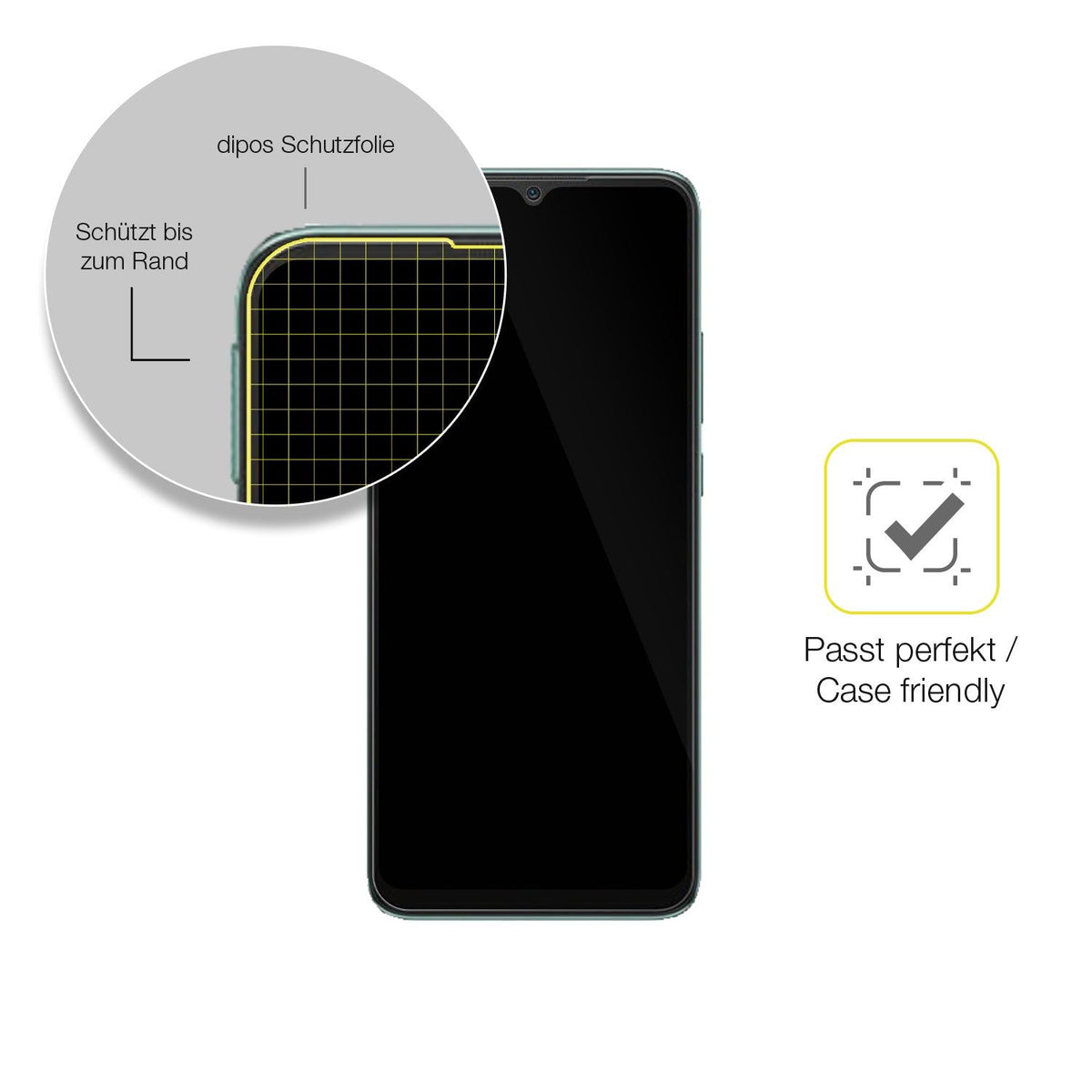 2x 3D Full Cover Schutzfolie für Xiaomi Poco C40