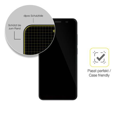 2x 3D Full Cover Schutzfolie für Lava Iris 88S