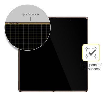2x 3D Full Cover Schutzfolie für Honor Magic V3 (Innenseite)