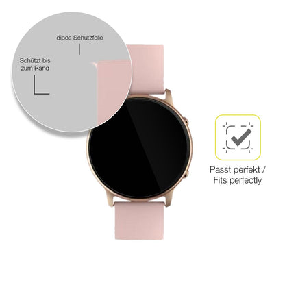 2x 3D Full Cover Schutzfolie für Tuyoma Smartwatch LW36