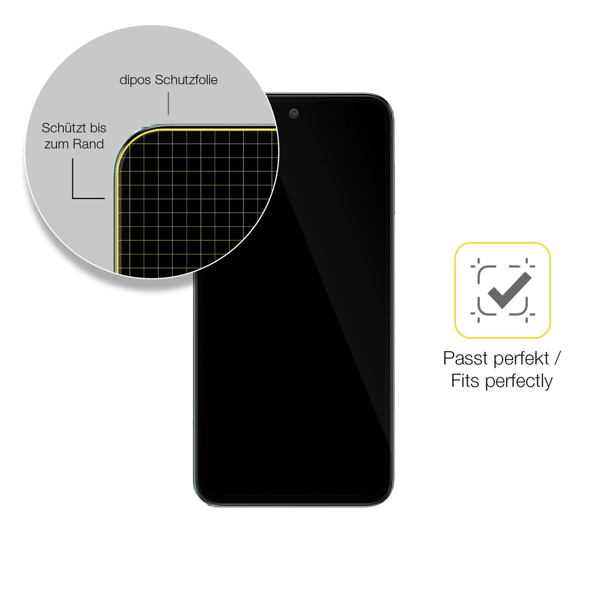 2x 3D Full Cover Schutzfolie für Samsung Galaxy M35 5G