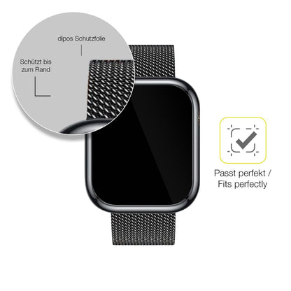 2x 3D Full Cover Schutzfolie für Ruxingx 1.47 Zoll Smartwatch