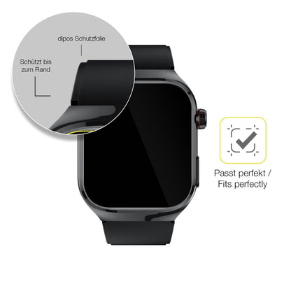 2x 3D Full Cover Schutzfolie für TK 16 Smartwatch 2.04 Zoll