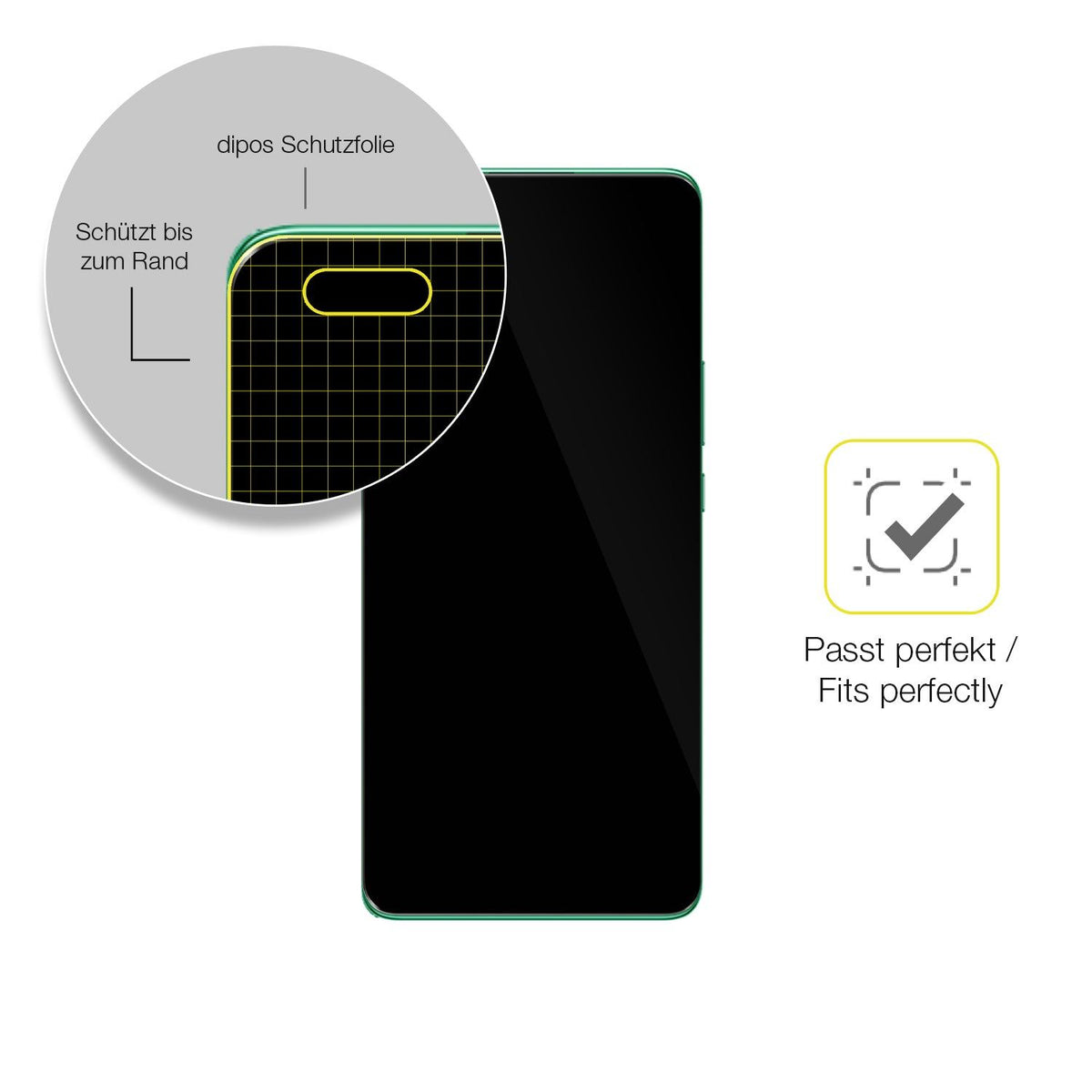 2x 3D Full Cover Schutzfolie für Huawei Nova 11 Pro