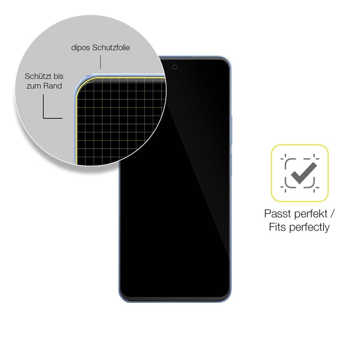 2x 3D Full Cover Schutzfolie für Blackview Shark 9