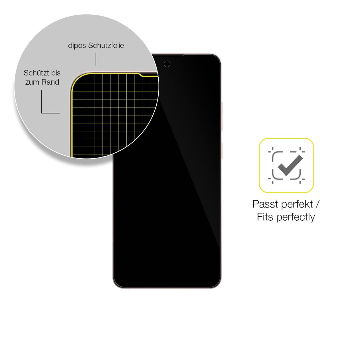2x 3D Full Cover Schutzfolie für Oppo Reno 12F 5G