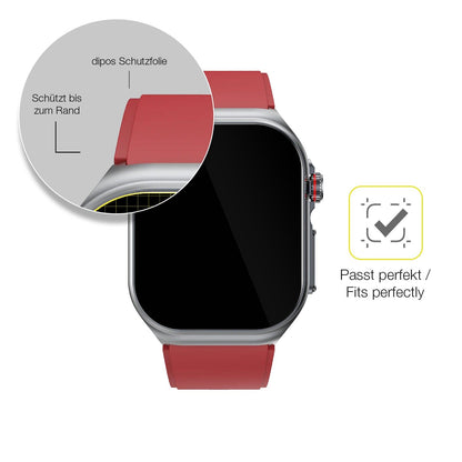 2x 3D Full Cover Schutzfolie für Rollme X3 Smartwatch