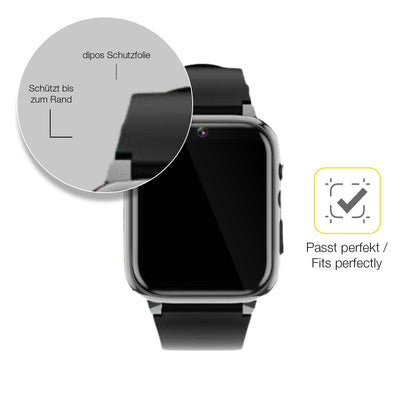 2x 3D Full Cover Schutzfolie für Winnes 24A08001 Smartwatch