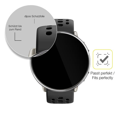 2x 3D Full Cover Schutzfolie für Amazfit Active 2
