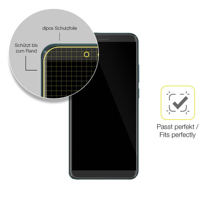 2x 3D Full Cover Schutzfolie für Mobicel RX Plus