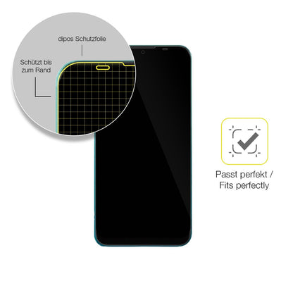 2x 3D Full Cover Schutzfolie für Mobicel Legend Pro