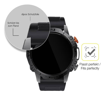 2x 3D Full Cover Schutzfolie für LIGE Smart Sports Watch I10