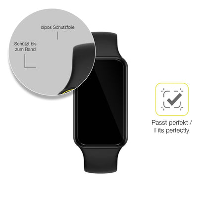 2x 3D Full Cover Schutzfolie für Huami Amazfit Band 7