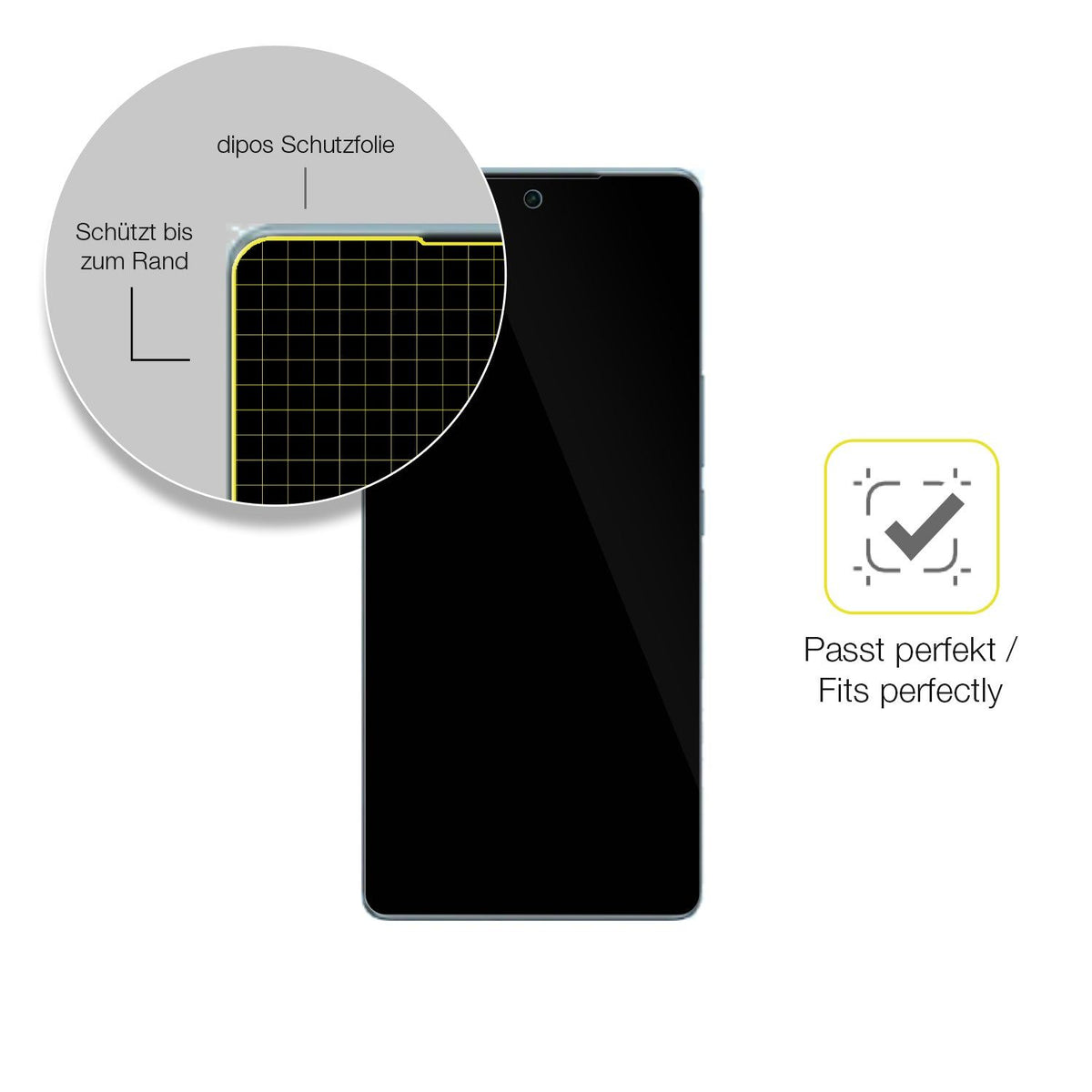 2x 3D Full Cover Schutzfolie für Vivo T4 5G