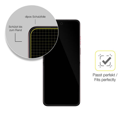 2x 3D Full Cover Schutzfolie für Motorola Razr 60 Innenseite