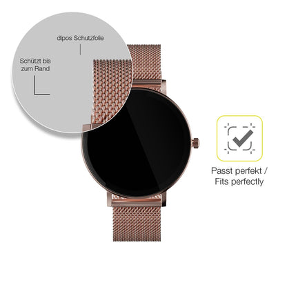 2x 3D Full Cover Schutzfolie für ZenWatch Venice Pro
