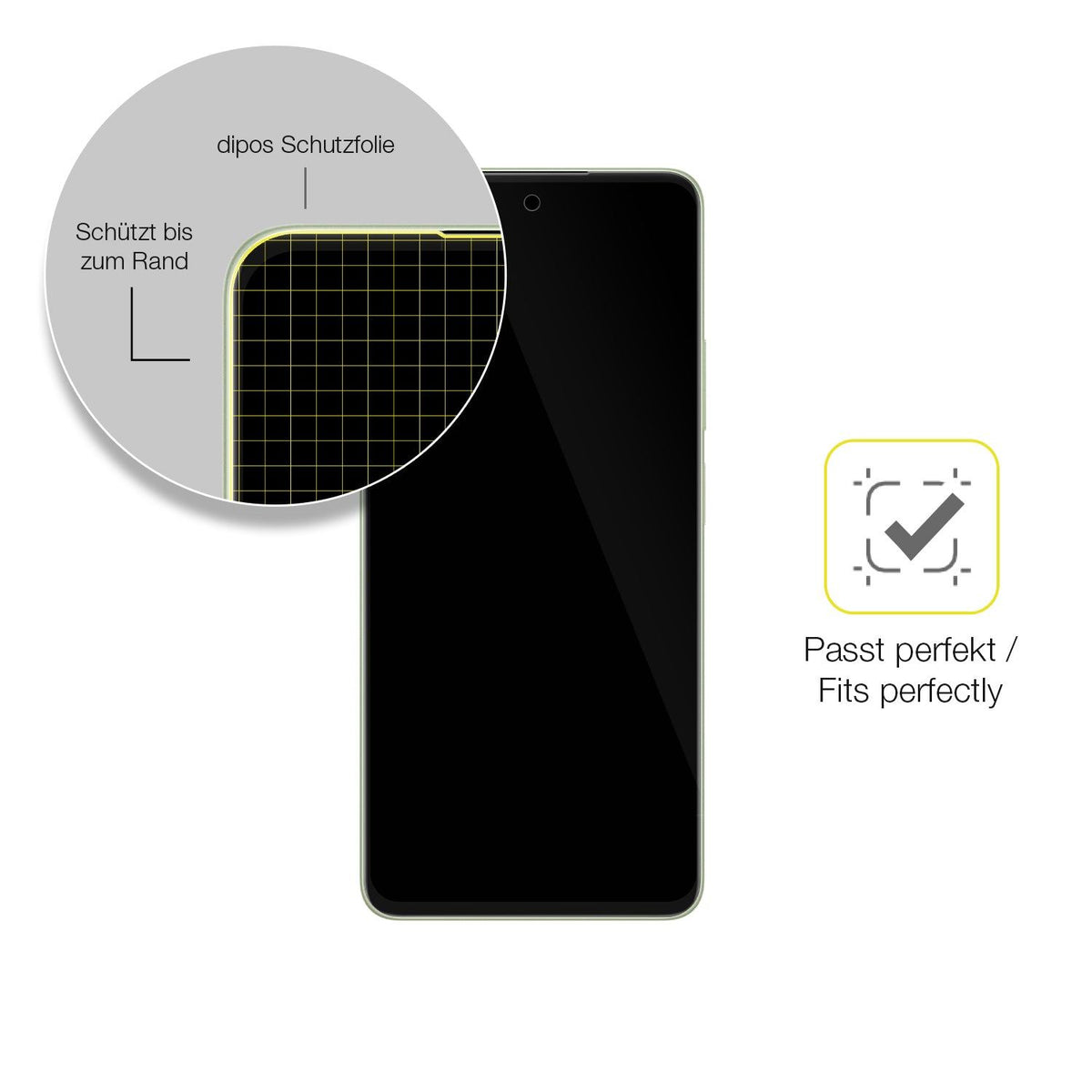 2x 3D Full Cover Schutzfolie für Oppo A5 5G
