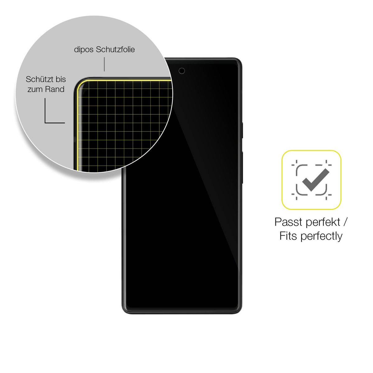 2x 3D Full Cover Schutzfolie für Google Pixel 6 Pro
