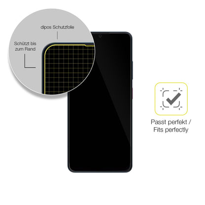 2x 3D Full Cover Schutzfolie für ZTE Blade A76