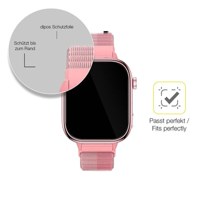 2x 3D Full Cover Schutzfolie für JoJoego Smartwatch Kinder
