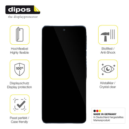 2x 3D Full Cover Schutzfolie für Motorola Edge 60 S