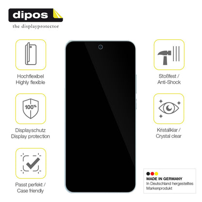 2x 3D Full Cover Schutzfolie für Vivo V60