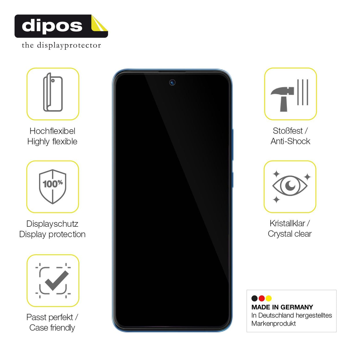 2x 3D Full Cover Schutzfolie für Omix X400