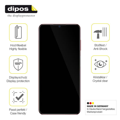 2x 3D Full Cover Schutzfolie für ZTE Blade V40 Vita