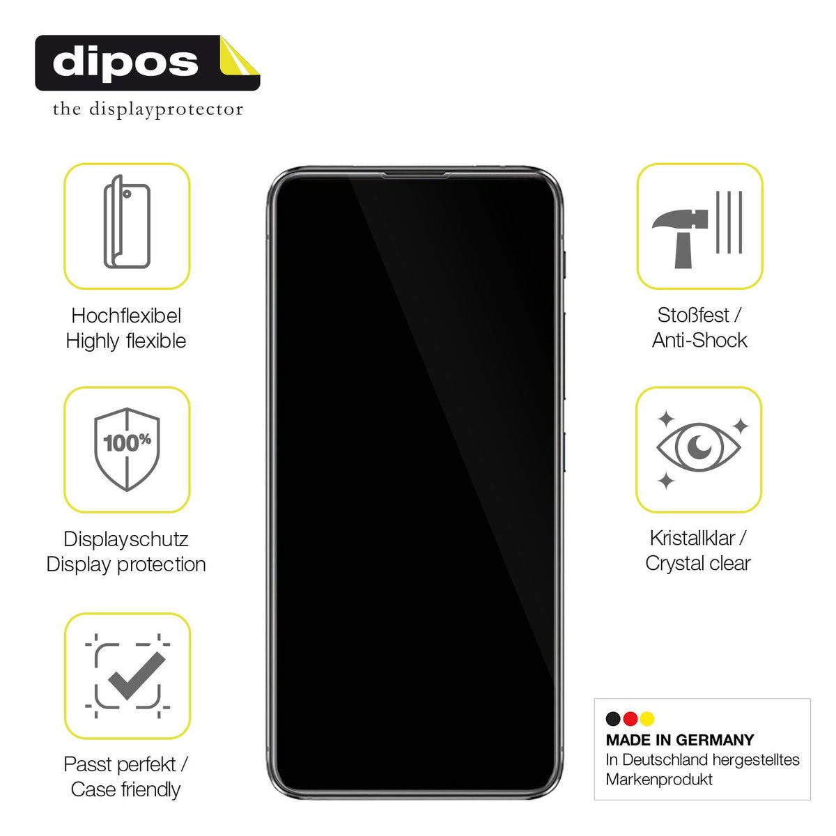 2x 3D Full Cover Schutzfolie für Asus Zenfone 6 ZS630KL