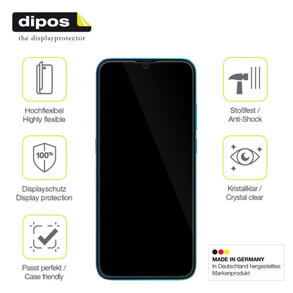 2x 3D Full Cover Schutzfolie für Hisense E60 Lite