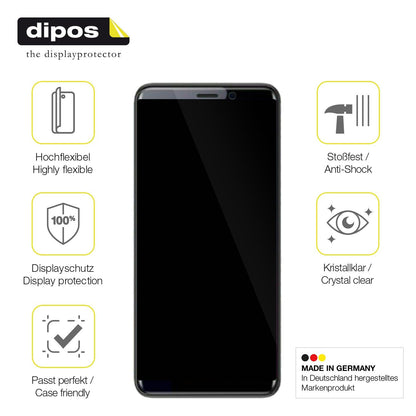 2x 3D Full Cover Schutzfolie für Coolpad Cool Play 7C