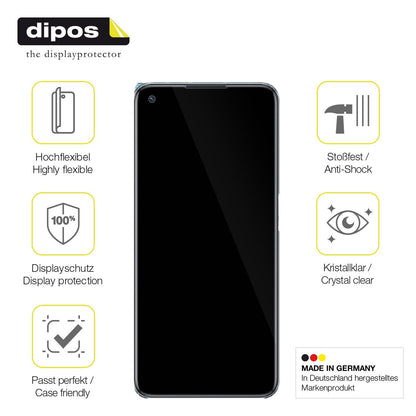 3x 3D Full Cover Schutzfolie für Oppo K10 5G