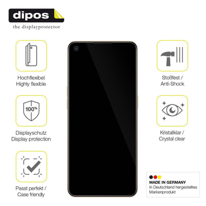 3x 3D Full Cover Schutzfolie für Oppo F21 Pro