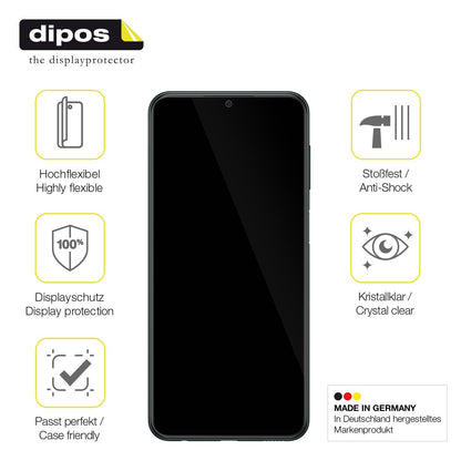 2x 3D Full Cover Schutzfolie für Samsung Galaxy M23 5G
