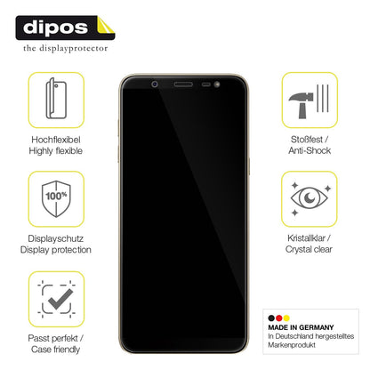 3x 3D Full Cover Schutzfolie für Samsung Galaxy J8