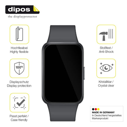 2x 3D Full Cover Schutzfolie für Samsung Galaxy Fit 3