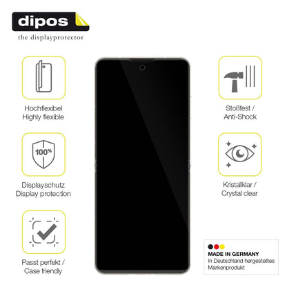 2x 3D Full Cover Schutzfolie für Nubia Flip 5G