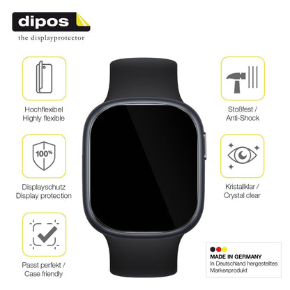 2x 3D Full Cover Schutzfolie für Rollme S1 Smartwatch