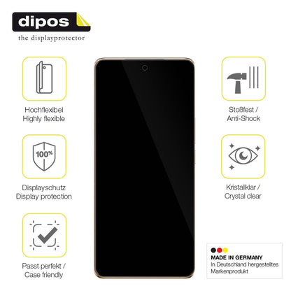 2x 3D Full Cover Schutzfolie für Vivo T3 Pro
