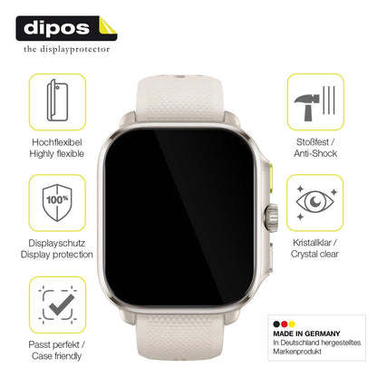 2x 3D Full Cover Schutzfolie für Amazfit Cheetah Square