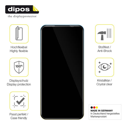 2x 3D Full Cover Schutzfolie für Mobicel R9 Pro