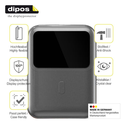 2x 3D Full Cover Schutzfolie für hganus PowerBank H5
