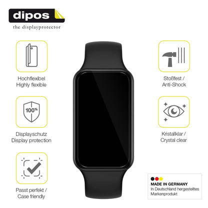 2x 3D Full Cover Schutzfolie für Huami Amazfit Band 7