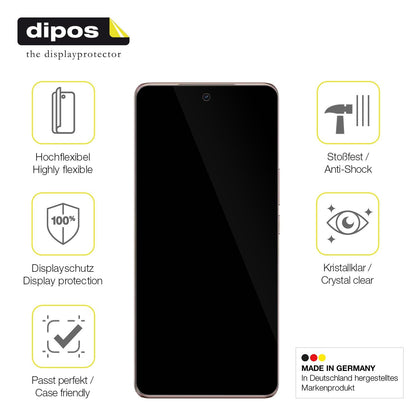 2x 3D Full Cover Schutzfolie für Vivo V50e