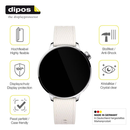 2x 3D Full Cover Schutzfolie für Oppo Watch X2 Mini