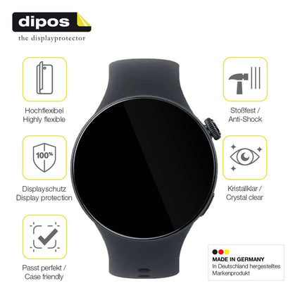 2x 3D Full Cover Schutzfolie für Vivo Watch 5